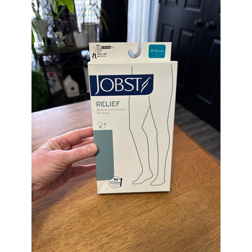 JOBST Relief Medical Compression Stockings. Medium Beige unisex